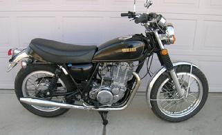 Example of SR head pipe Mufflers must be special ordered